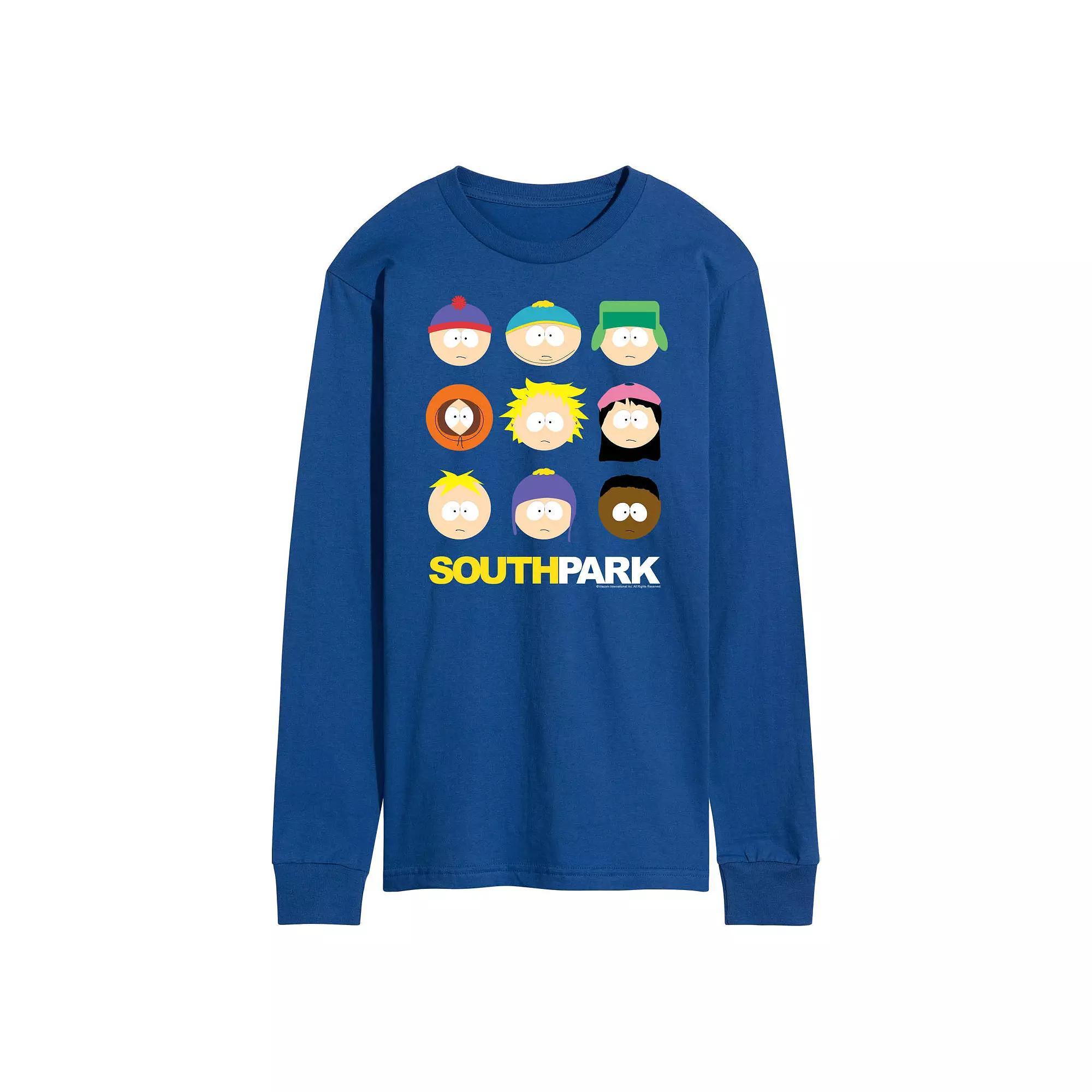Mens South Park Face Grid Tee Product Image