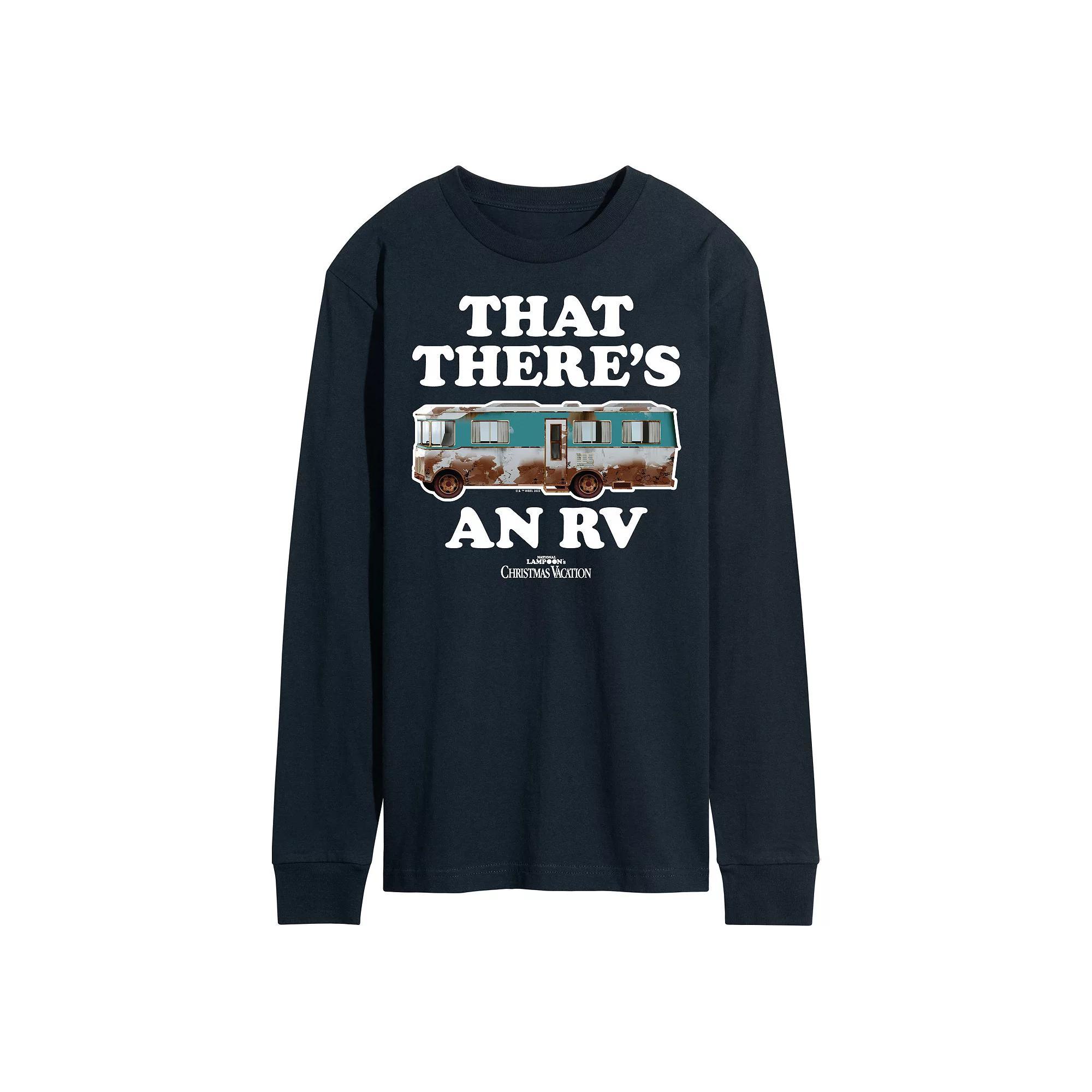 Mens National Lampoons Christmas Vacation RV Long Sleeve Graphic Tee Product Image