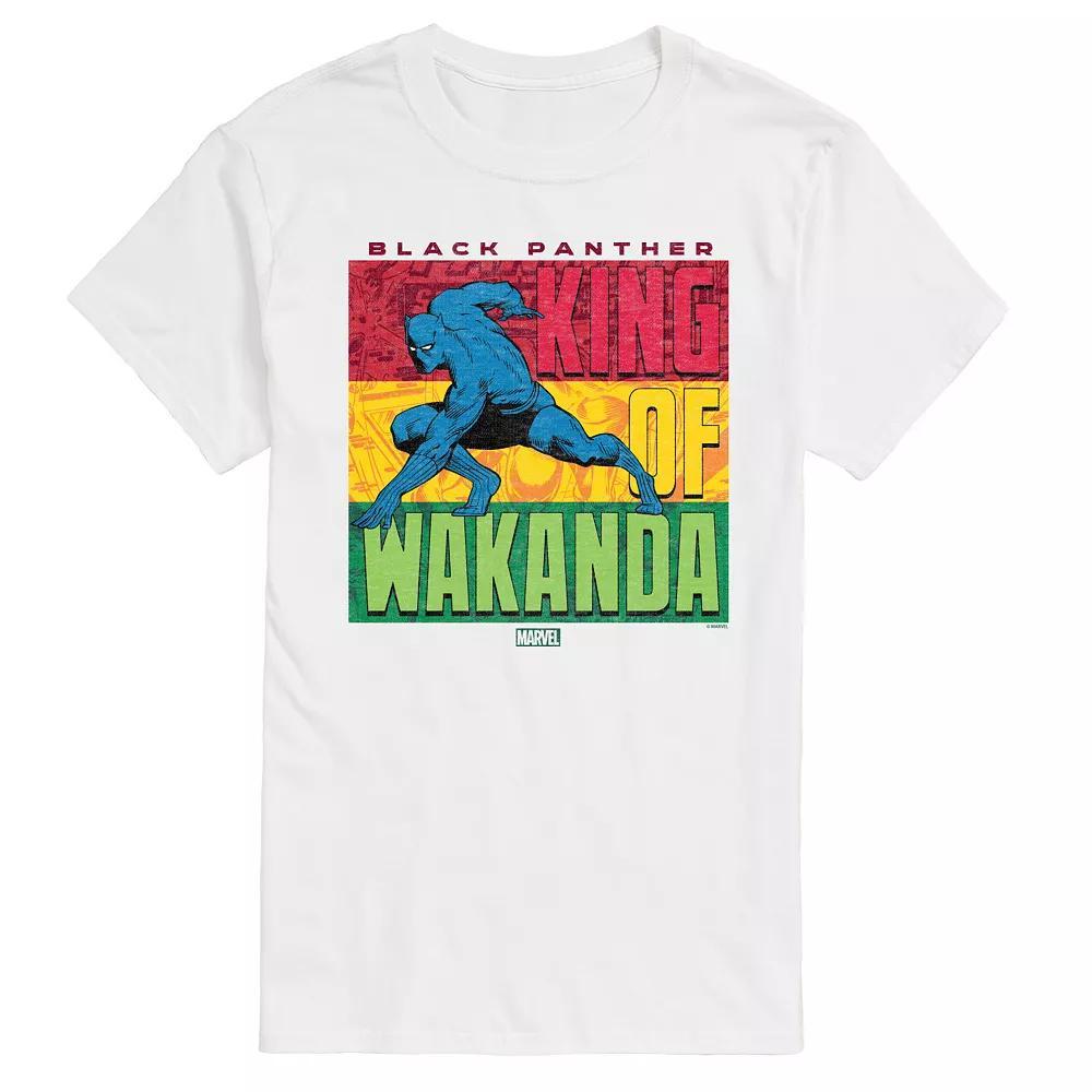 Mens Marvel Black Panther King Of Wakanda Graphic Tee Product Image