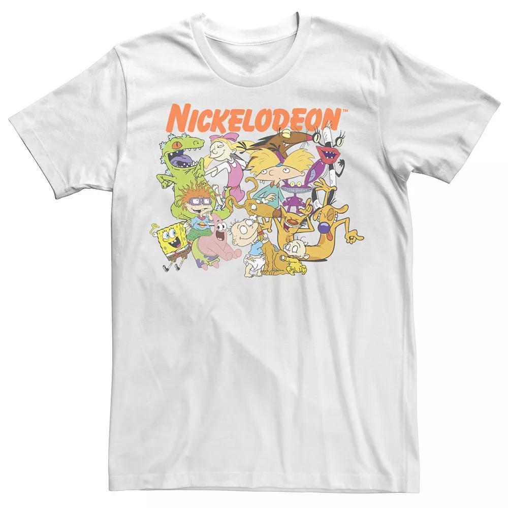 Big & Tall Nickelodeon Nick Friends Logo Tee, Men's, Size: XLT, White Product Image