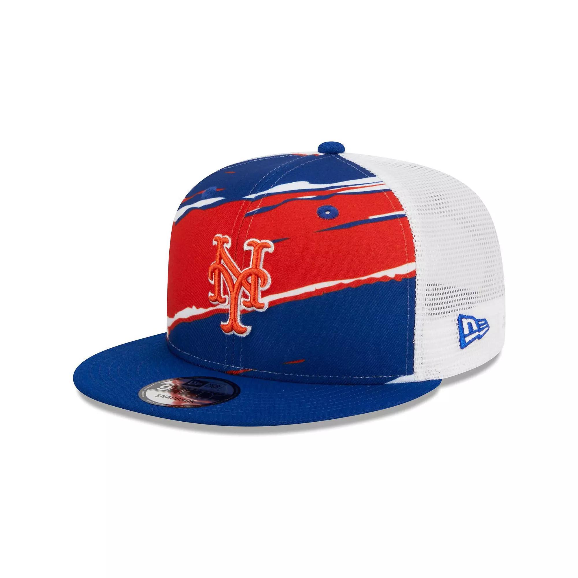 Men's New Era Royal New York Mets Tear Trucker 9FIFTY Snapback Hat, Blue Product Image