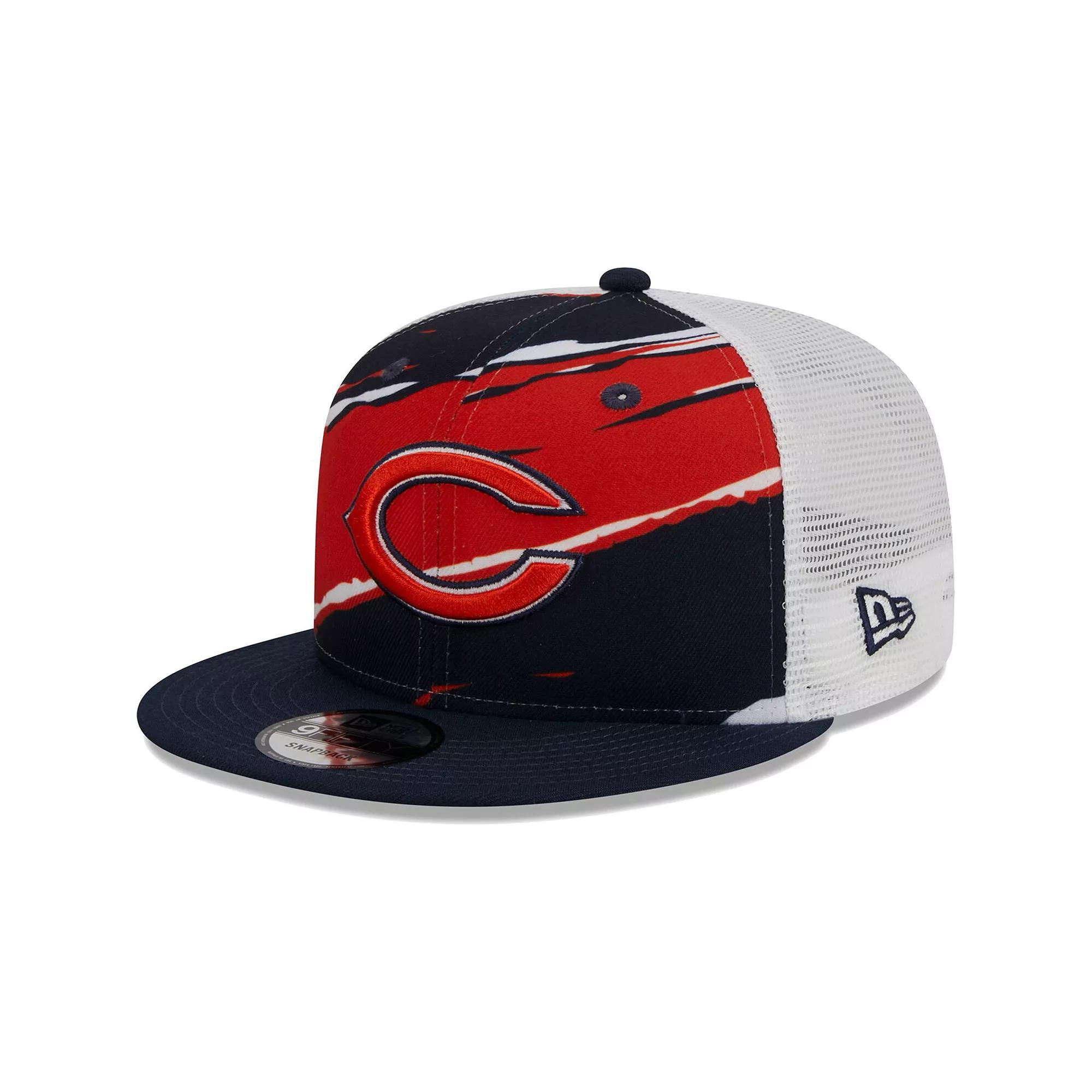 Men's New Era Navy Chicago Bears  Tear Trucker 9FIFTY Snapback Hat, Blue Product Image