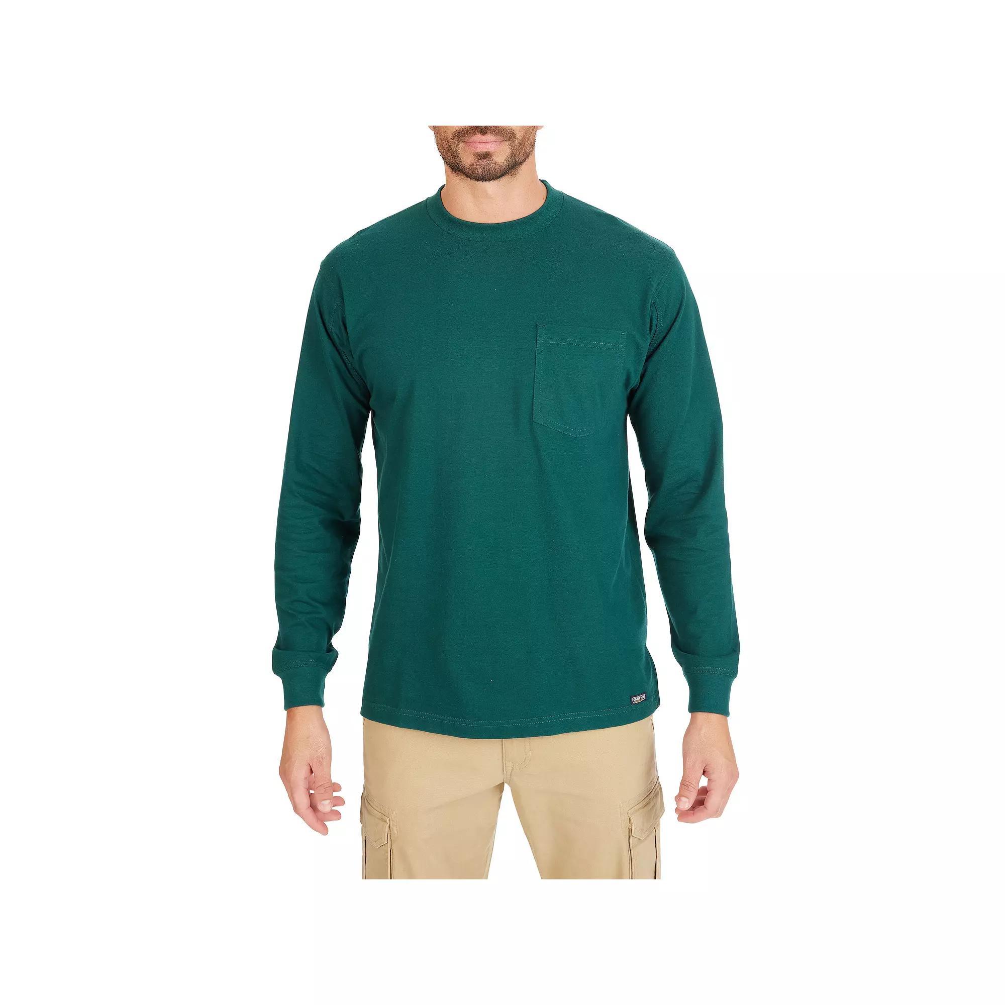 Mens Smiths Workwear Extended-Tail Pocket Tee Red Product Image