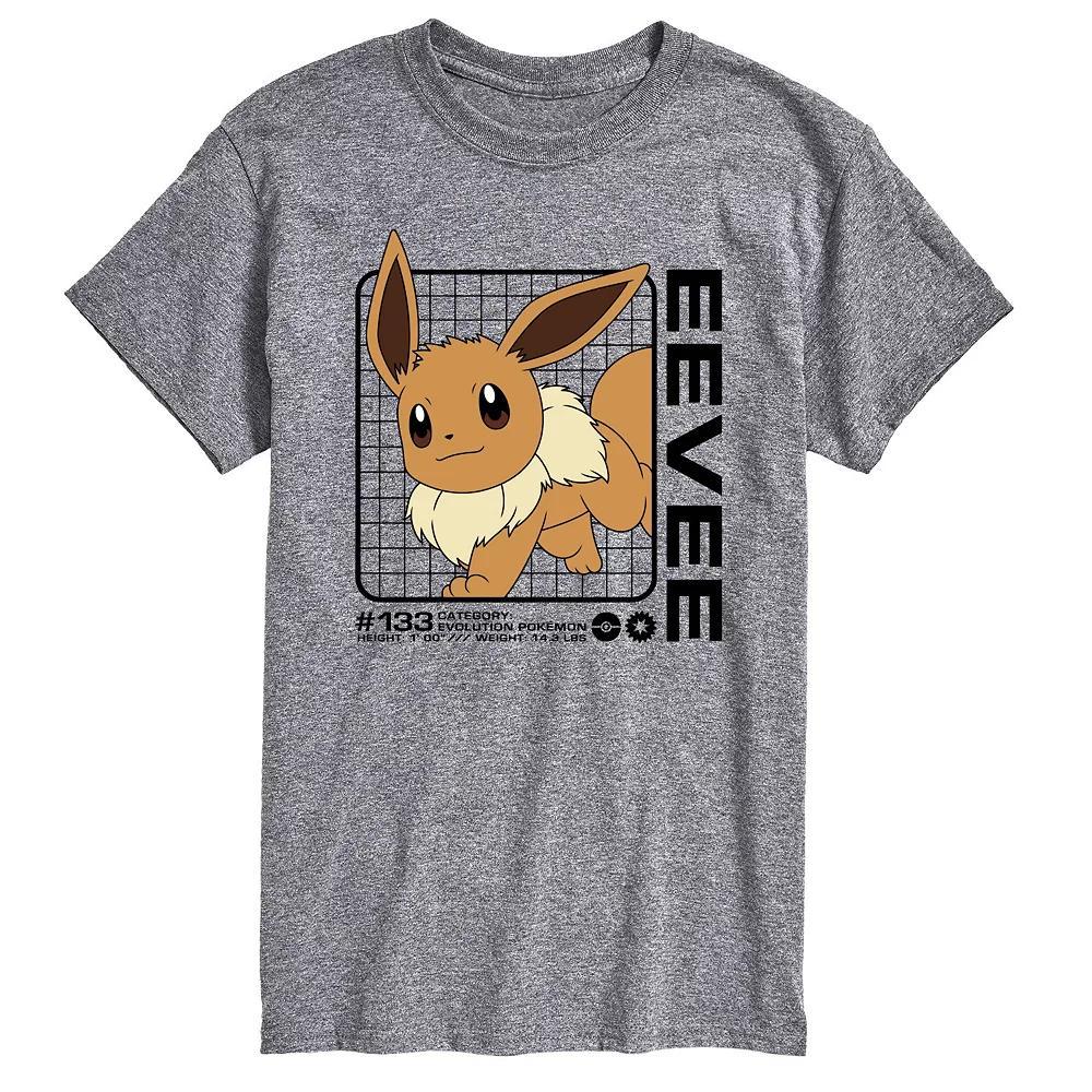 Mens Pokemon Eevee Stats Graphic Tee Product Image