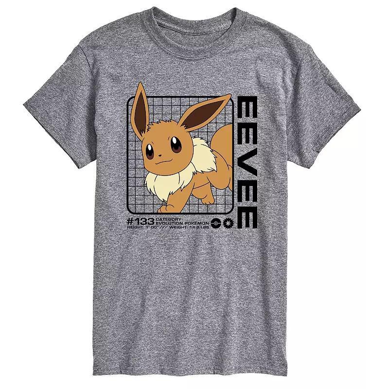 Mens Pokemon Eevee Stats Graphic Tee Product Image