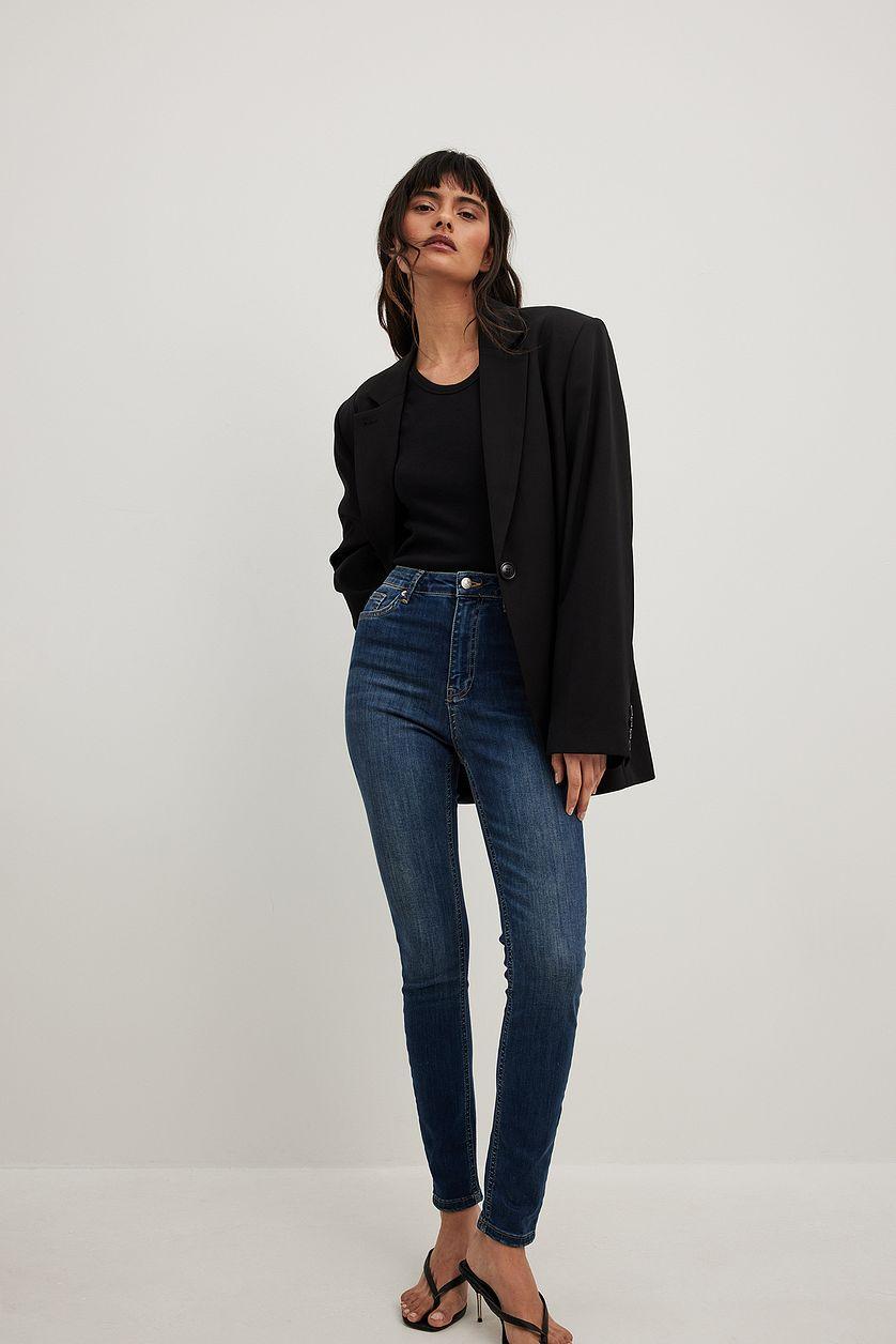 Skinny High Waist Stretch Jeans Product Image