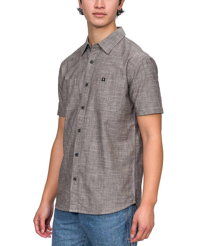Junk Food Short Sleeve Hughes Woven Shirt Product Image