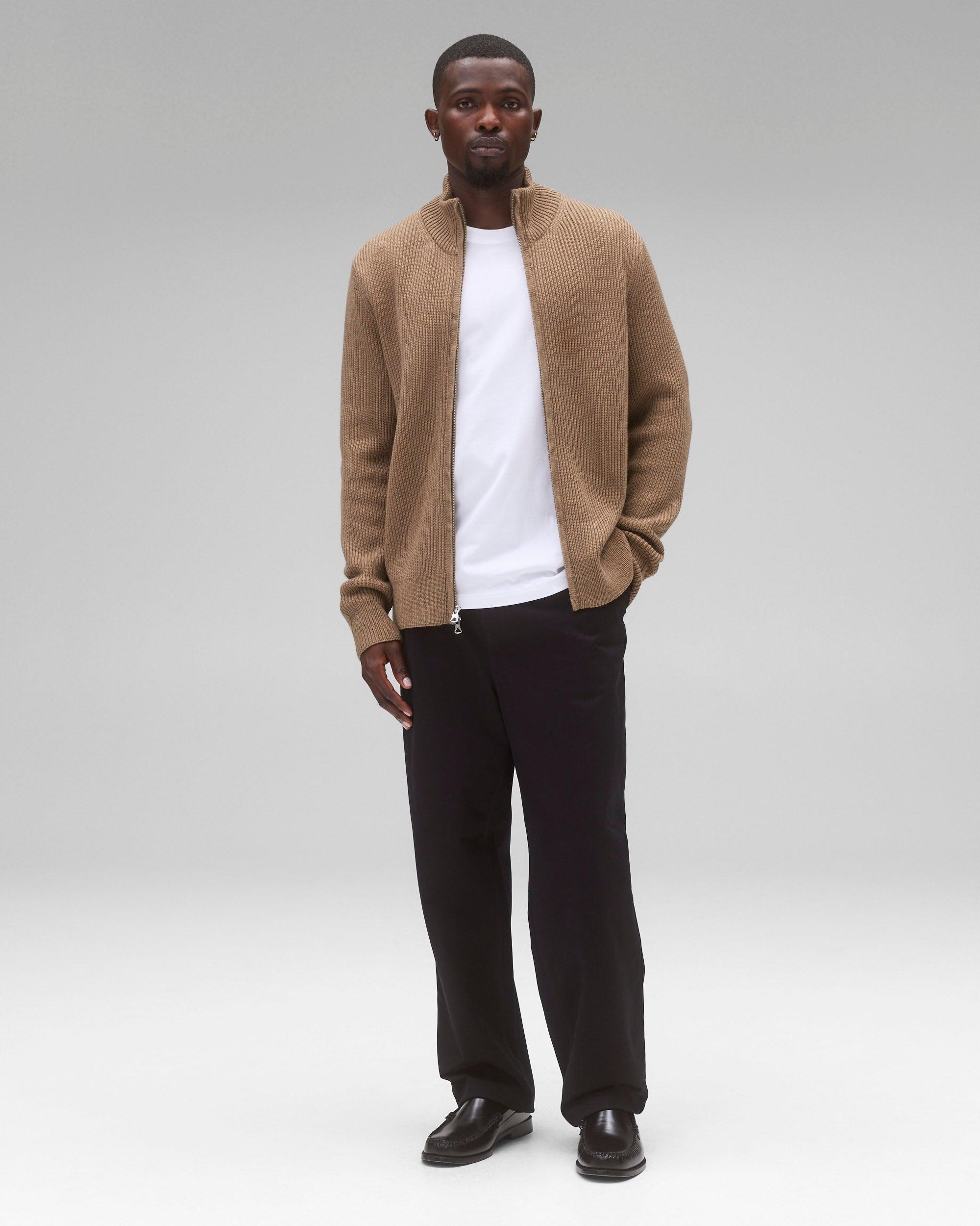 Merino Rib Vinnie Track Jacket Male Product Image