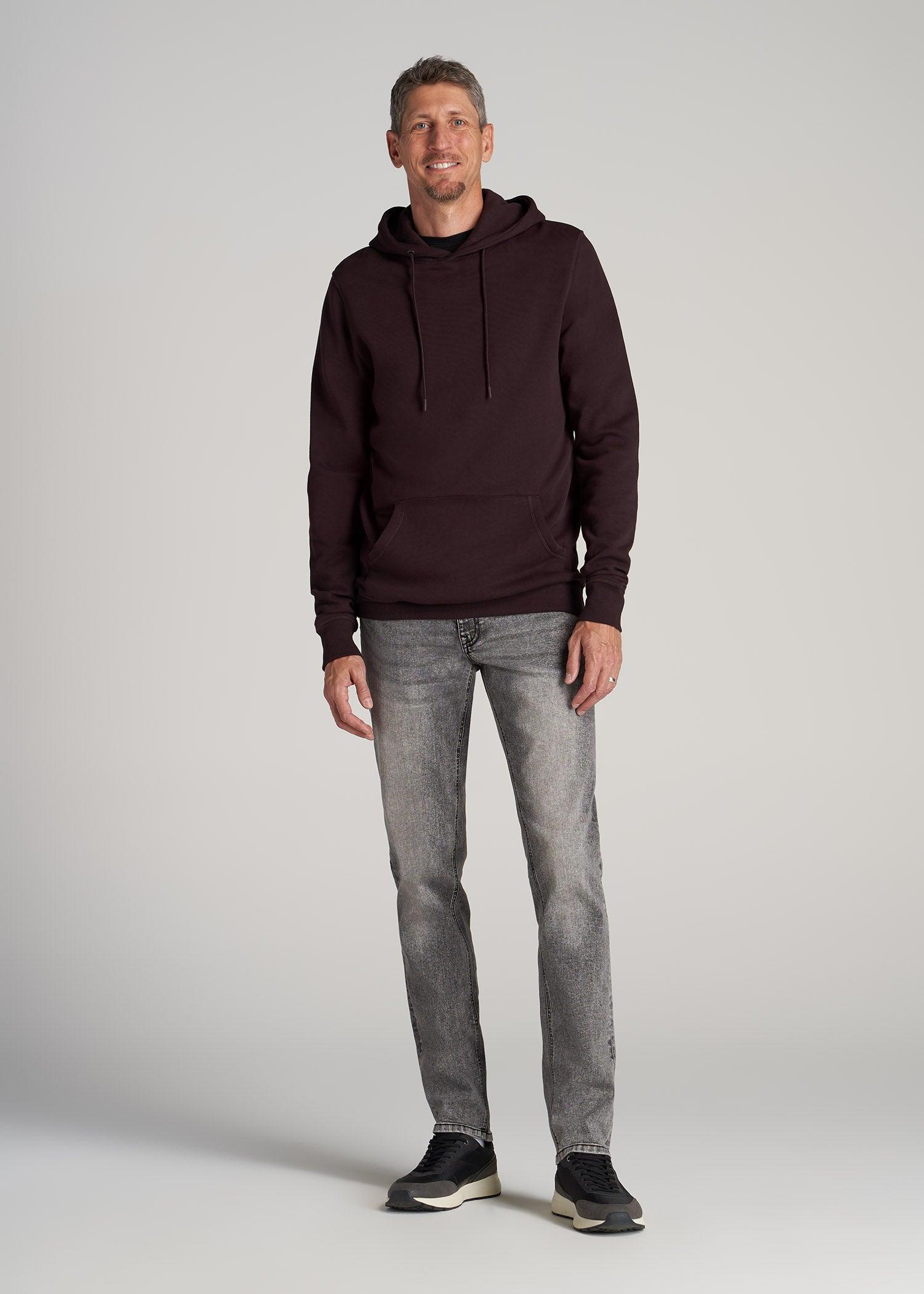 Carman TAPERED Jeans for Tall Men in Washed Faded Black Product Image