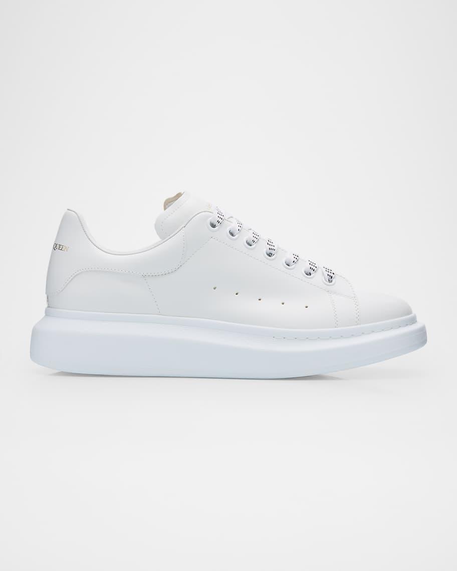 Mens Oversized Leather Platform Sneakers Product Image