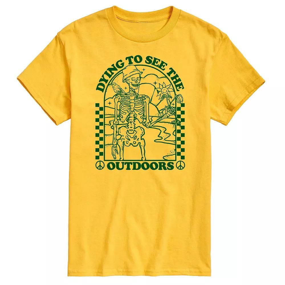 Mens Dying To See Outdoors Tee Product Image