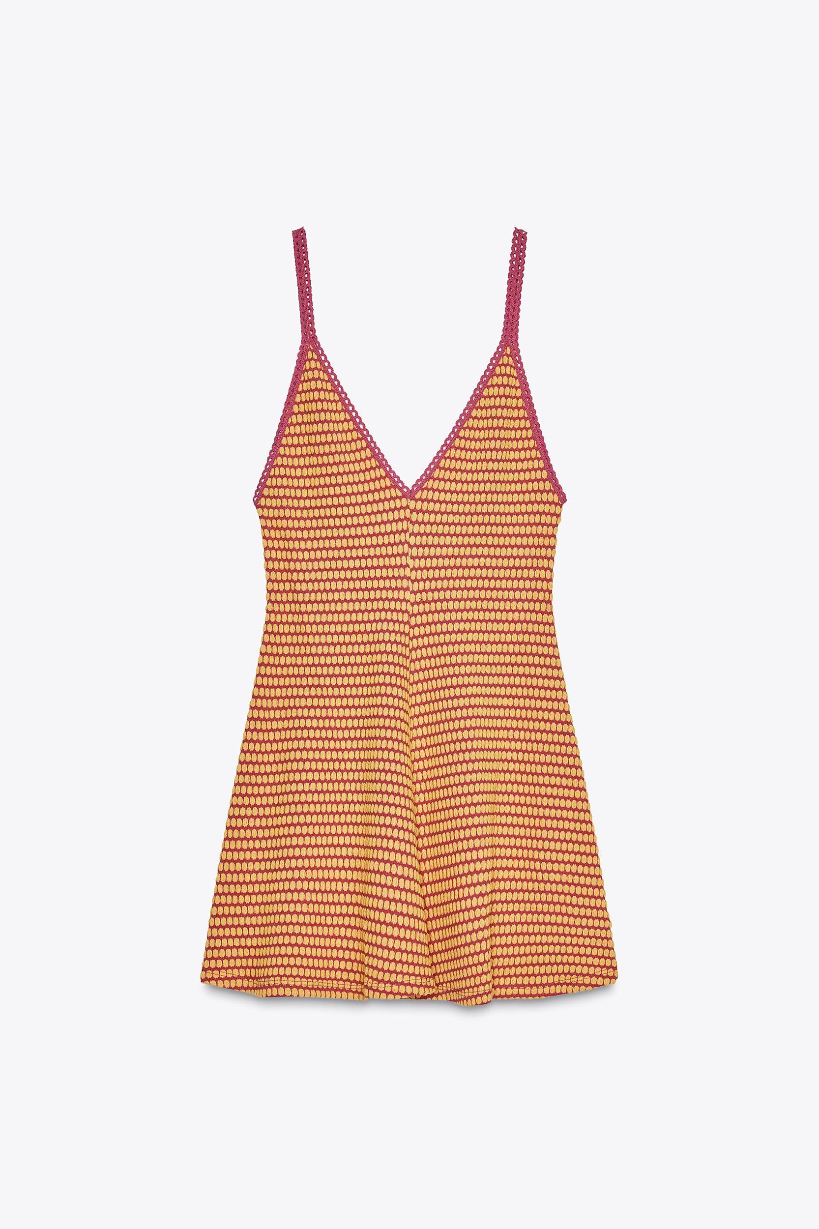 JACQUARD SHORT DRESS Product Image