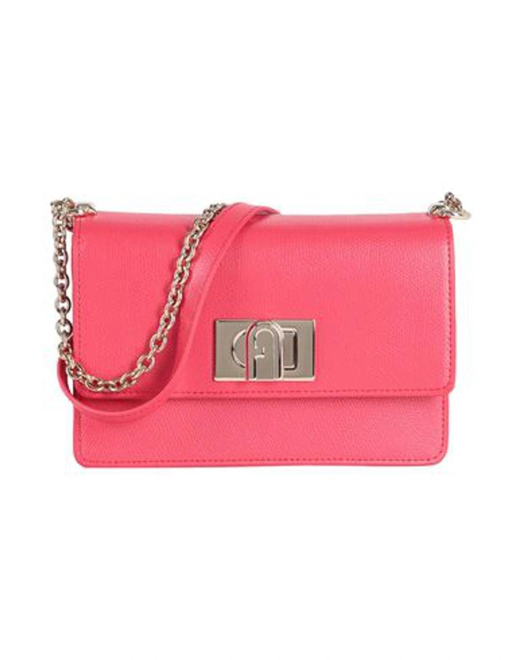 FURLA Woman Cross-body Bag Fuchsia Size - Soft Leather In Pink Product Image
