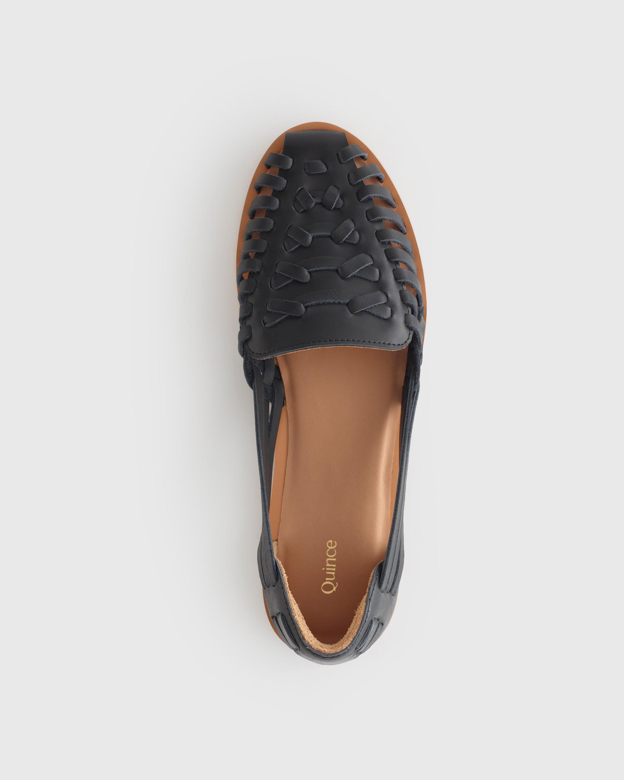 Quince | Women's Huarache Flat Leather Product Image