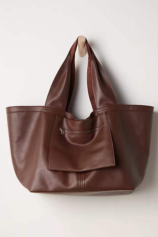 Blair Reversible Vegan Suede Tote Product Image