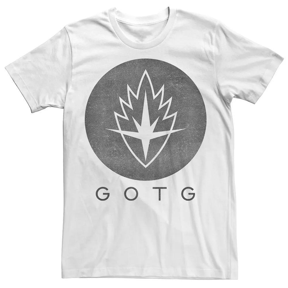 Men's Marvel Guardians of the Galaxy Symbol Tee, Size: Large, White Product Image