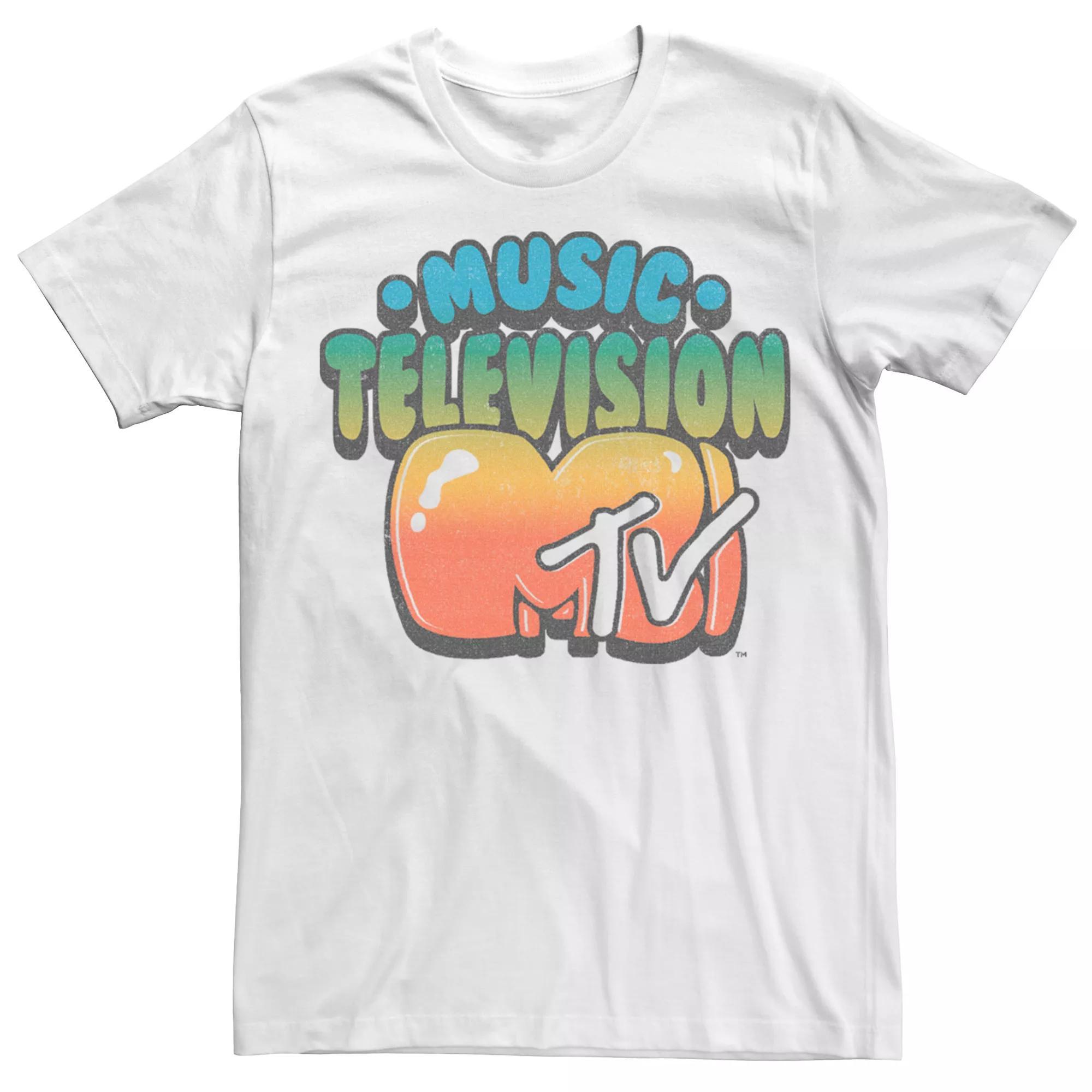 Mens MTV Gradient Bubble Logo Tee Product Image