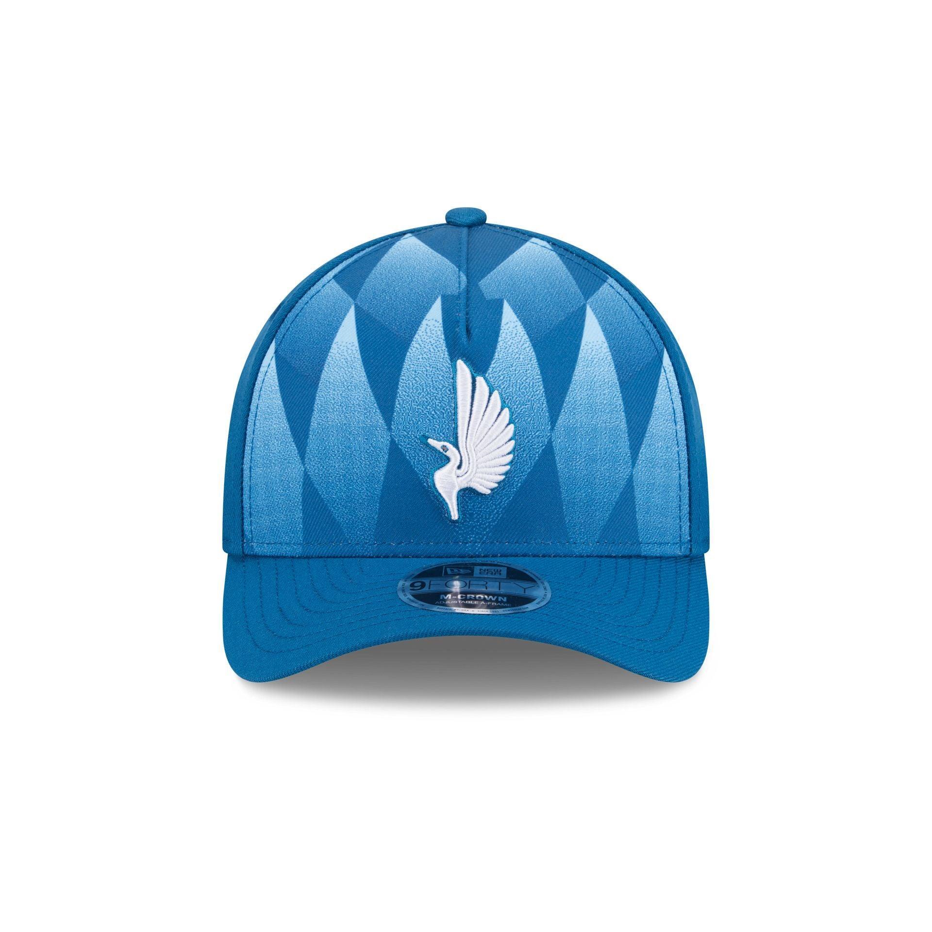 Minnesota United FC 2025 Jersey Hook Blue 9FORTY M-Crown A-Frame Snapback Hat Male Product Image