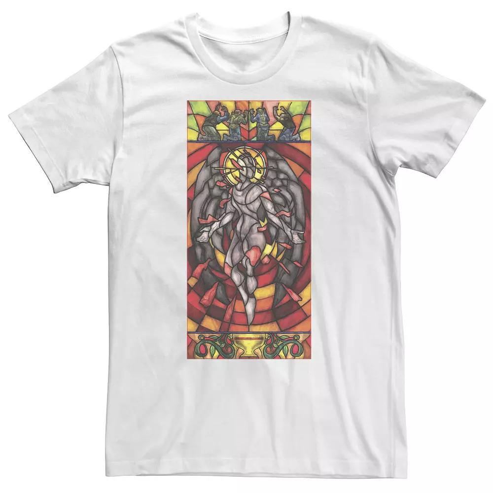 Big & Tall Star Trek Discovery Stained Glass Portrait Tee, Men's, Size: 4XL, White Product Image
