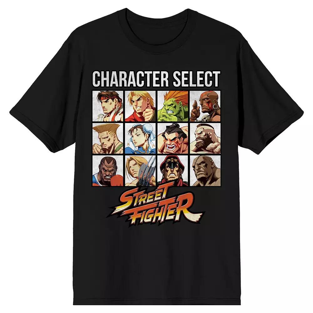 Mens Street Fighter Character Select Tee Product Image