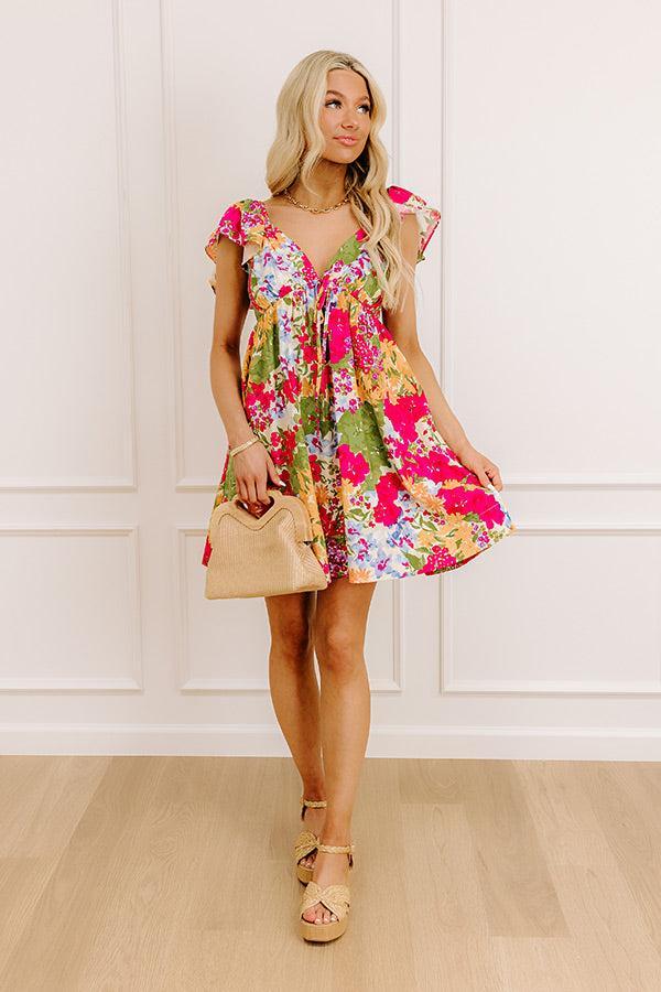 Garden Serenade Floral Mini Dress Product Image