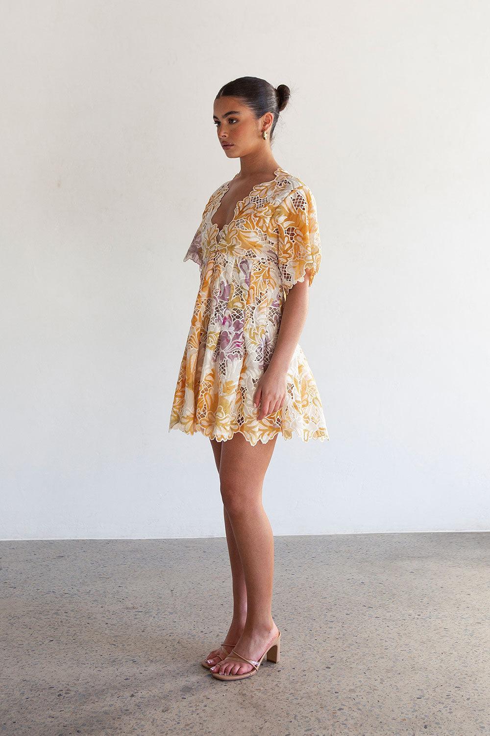Gramercy Dress - Floreale Mellow Product Image
