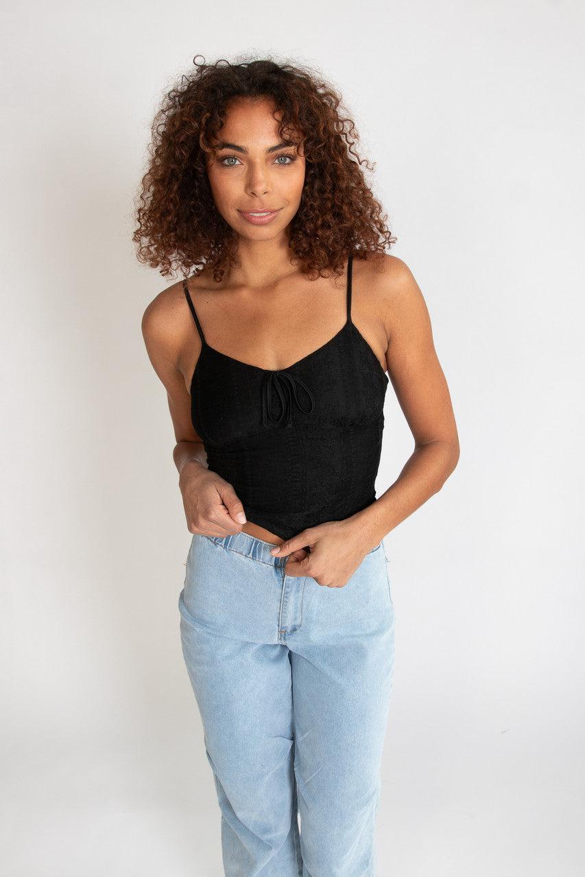 Lace Tie Front Cami Product Image