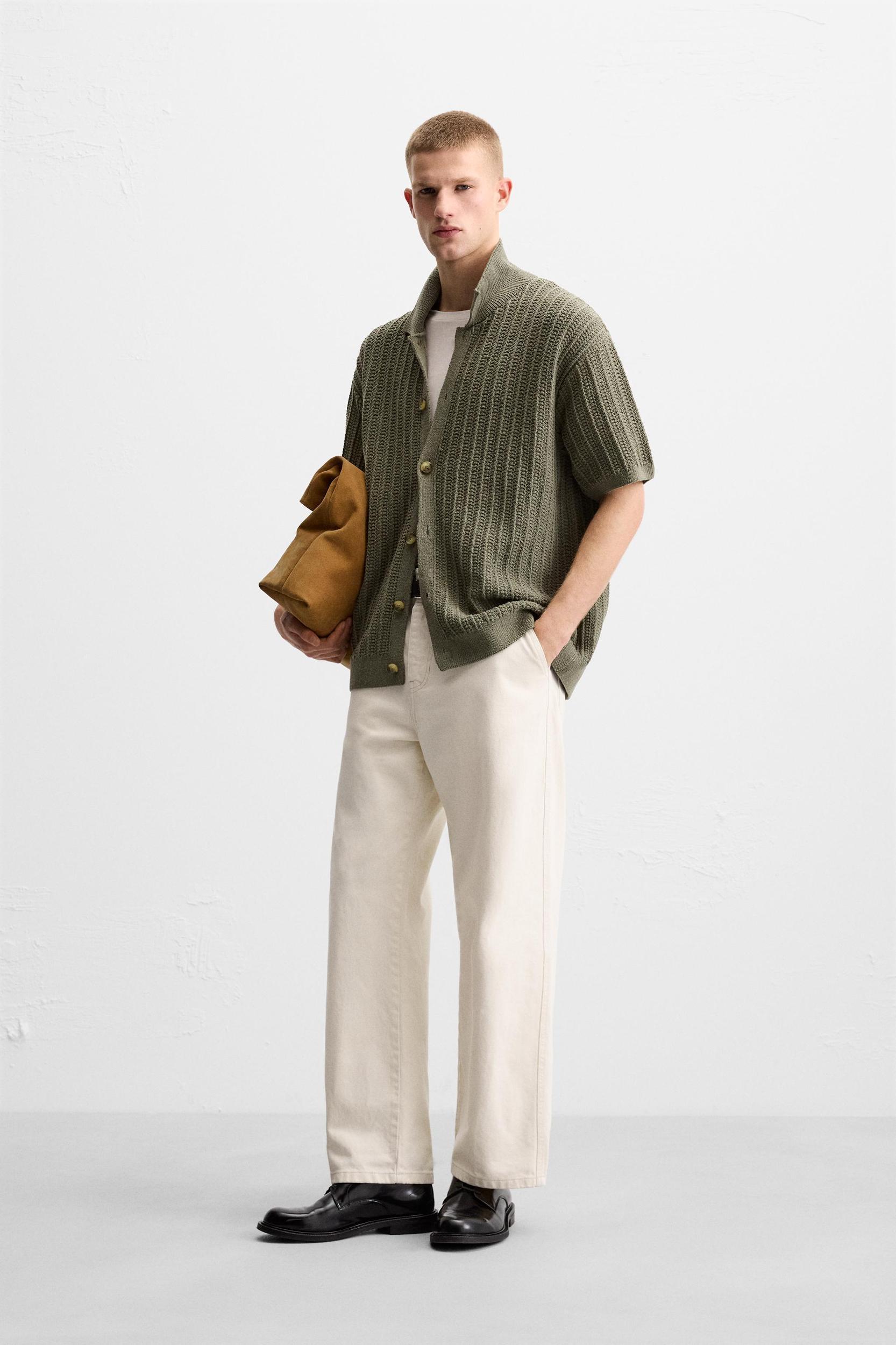 TEXTURED KNIT SHIRT Product Image