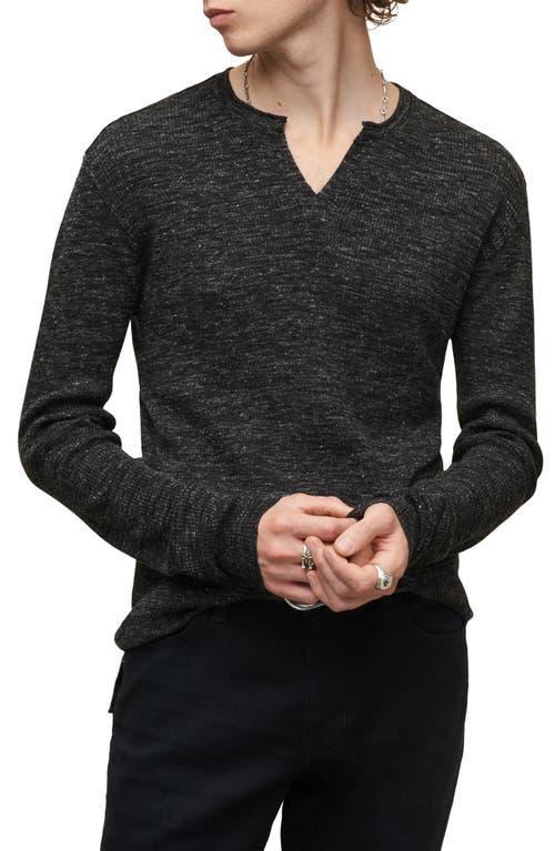 Mens Travis V-Neck Henley Shirt Product Image