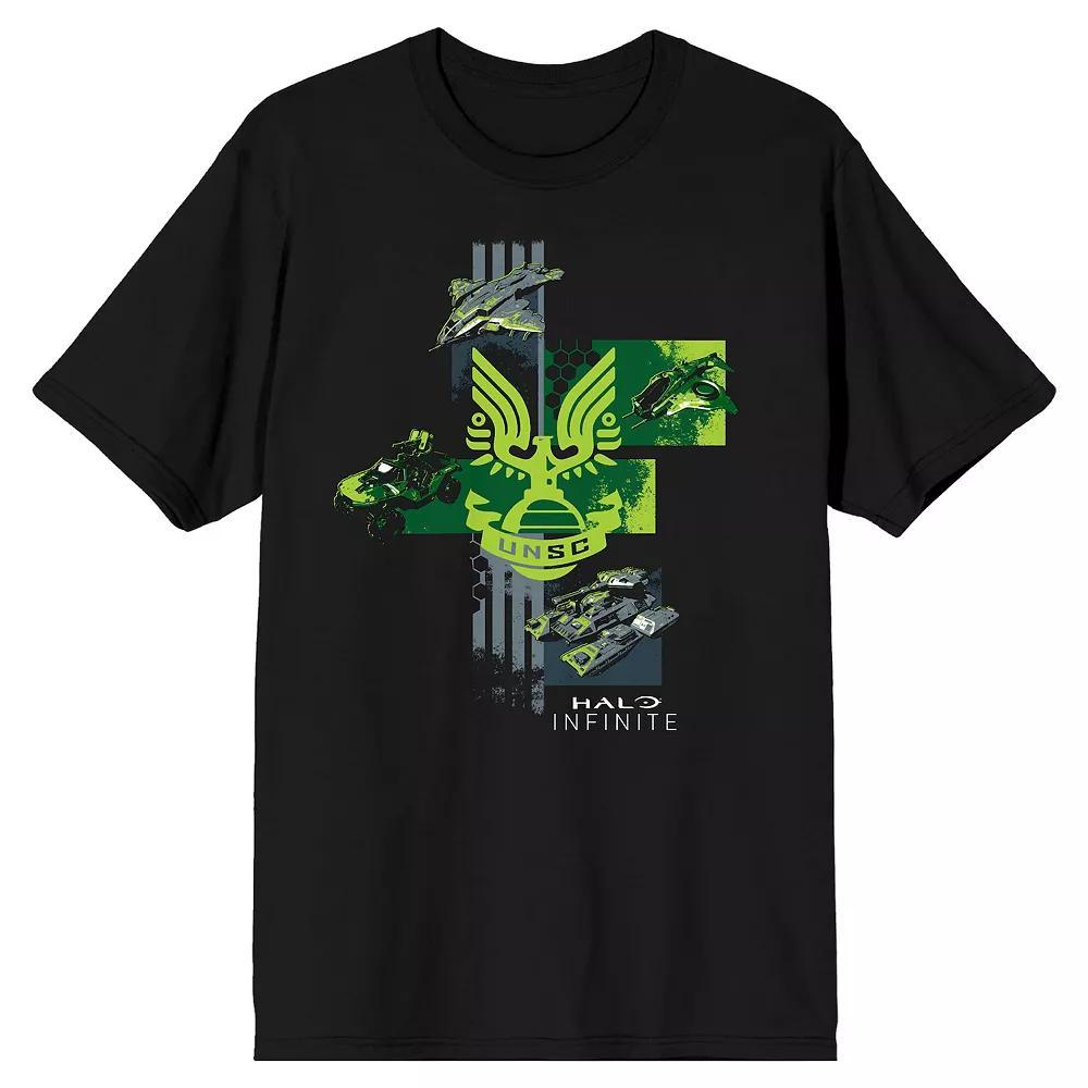 Men's Halo Infinite Battle Vehicle Graphic Tee, Size: Small, Black Product Image