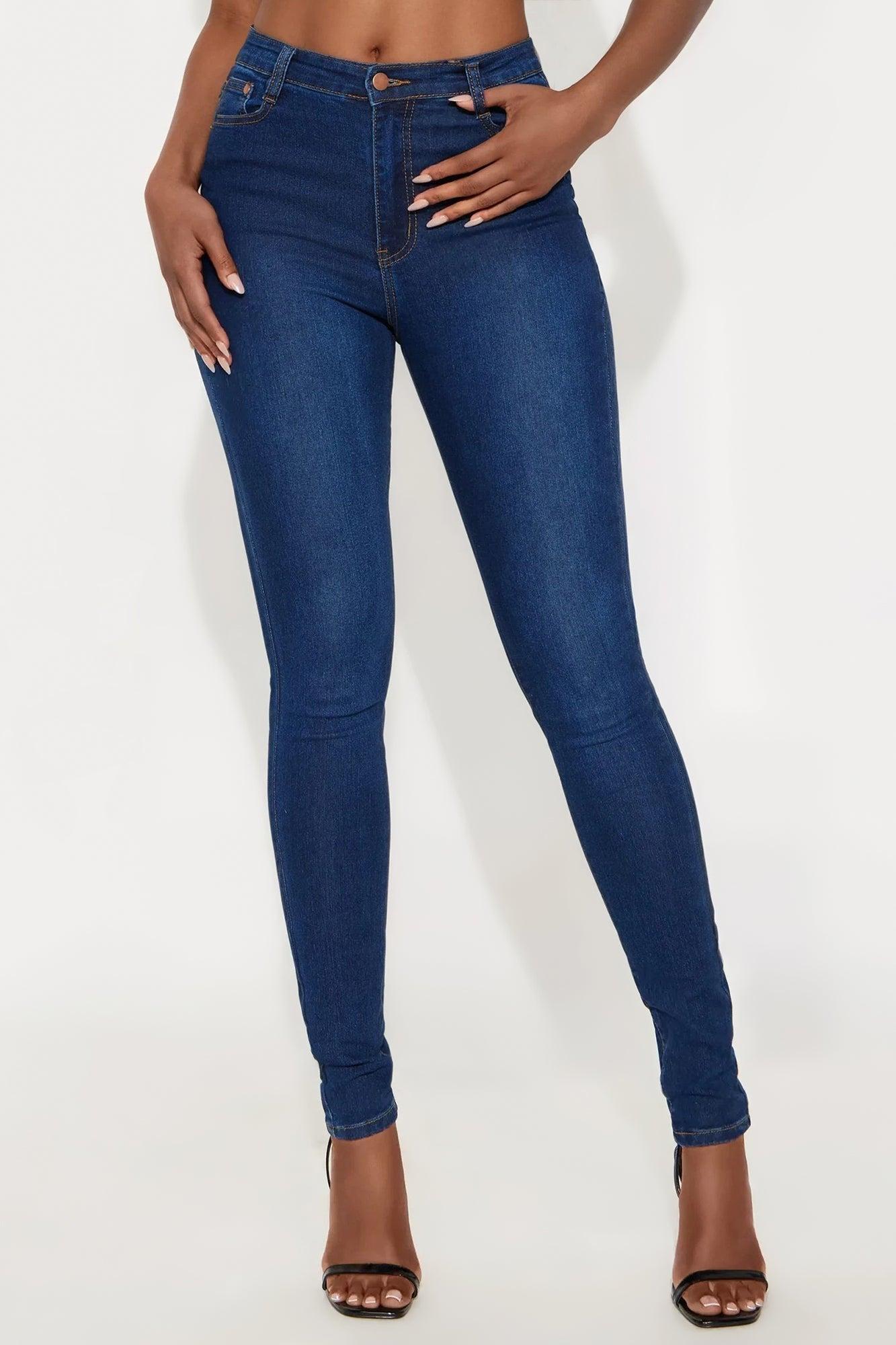 Tall Marilyn High Waisted Skinny Jeans - Dark Wash Product Image