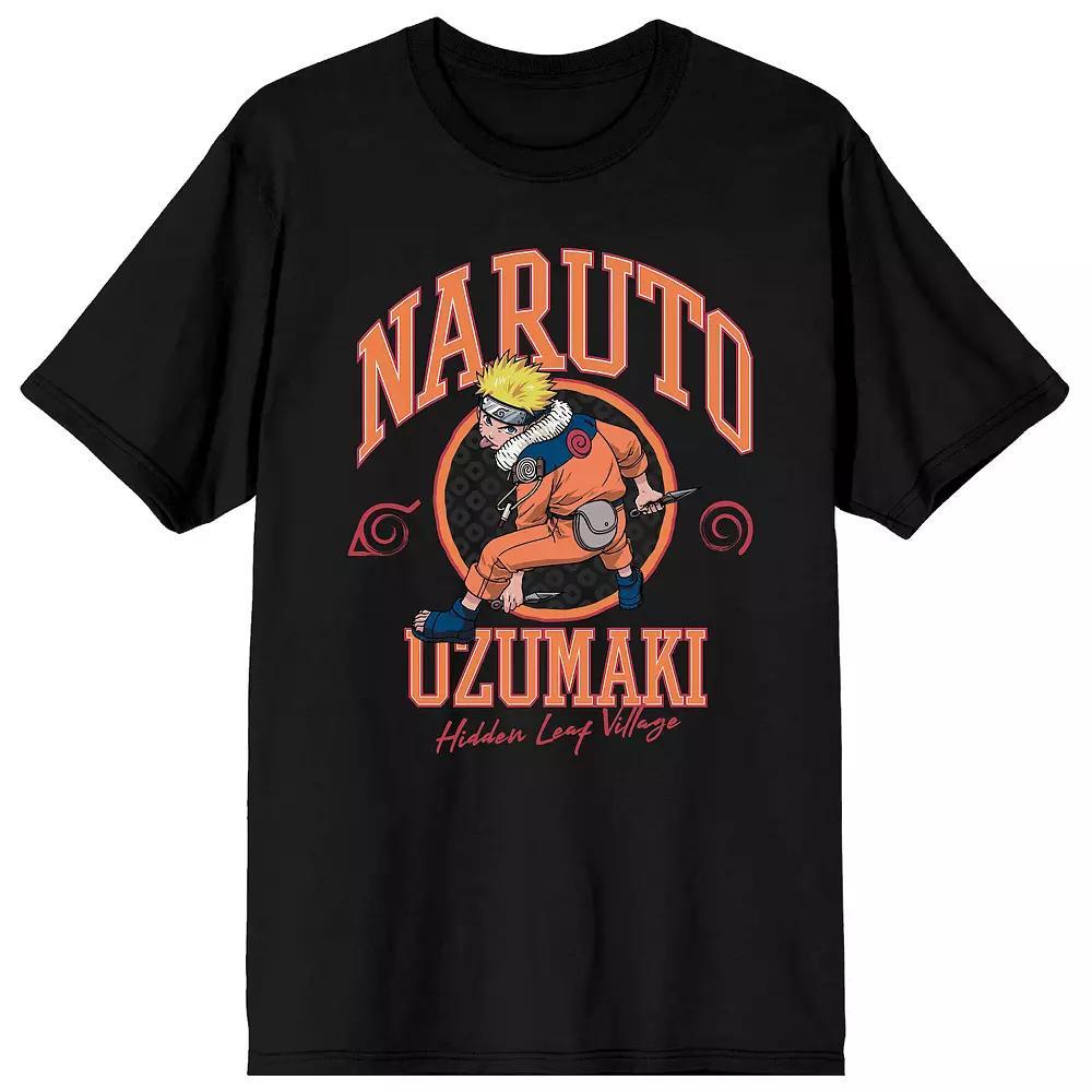 Men's Naruto Classic Naruto Uzumaki Graphic Tee, Size: XXL, Black Product Image
