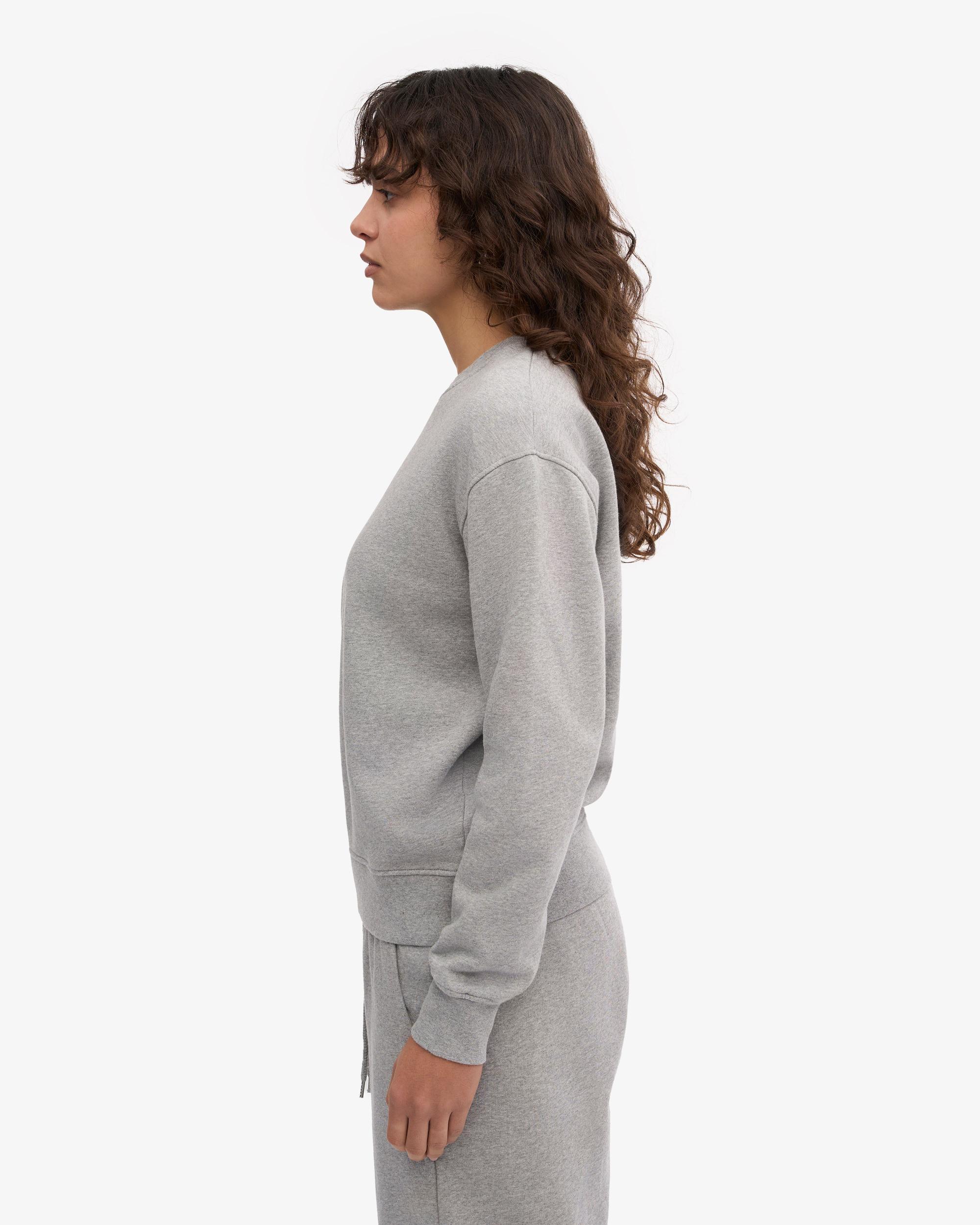 Women Classic Organic Crew - Heather Grey Product Image