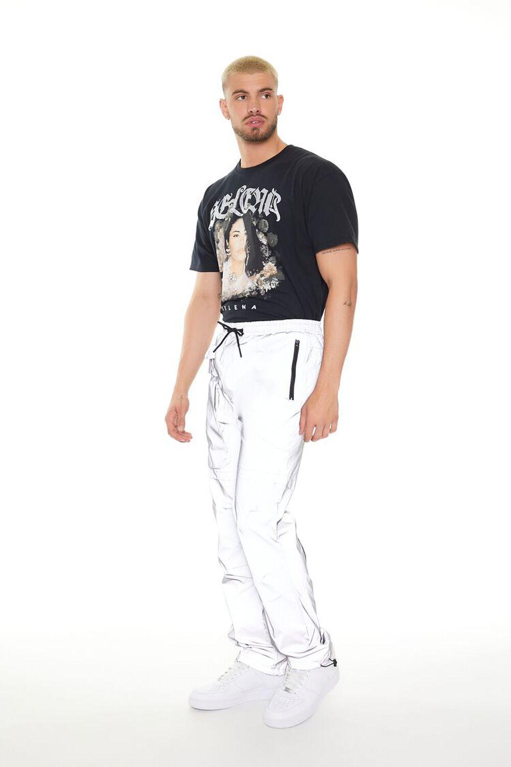 Reflective Drawstring Cargo Joggers | Forever 21 Product Image