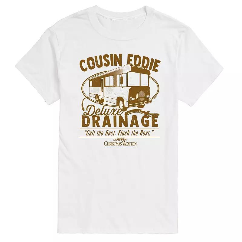 Big & Tall Christmas Vacation Deluxe Drainage Graphic Tee, Men's, Size: XXL Tall, White Product Image