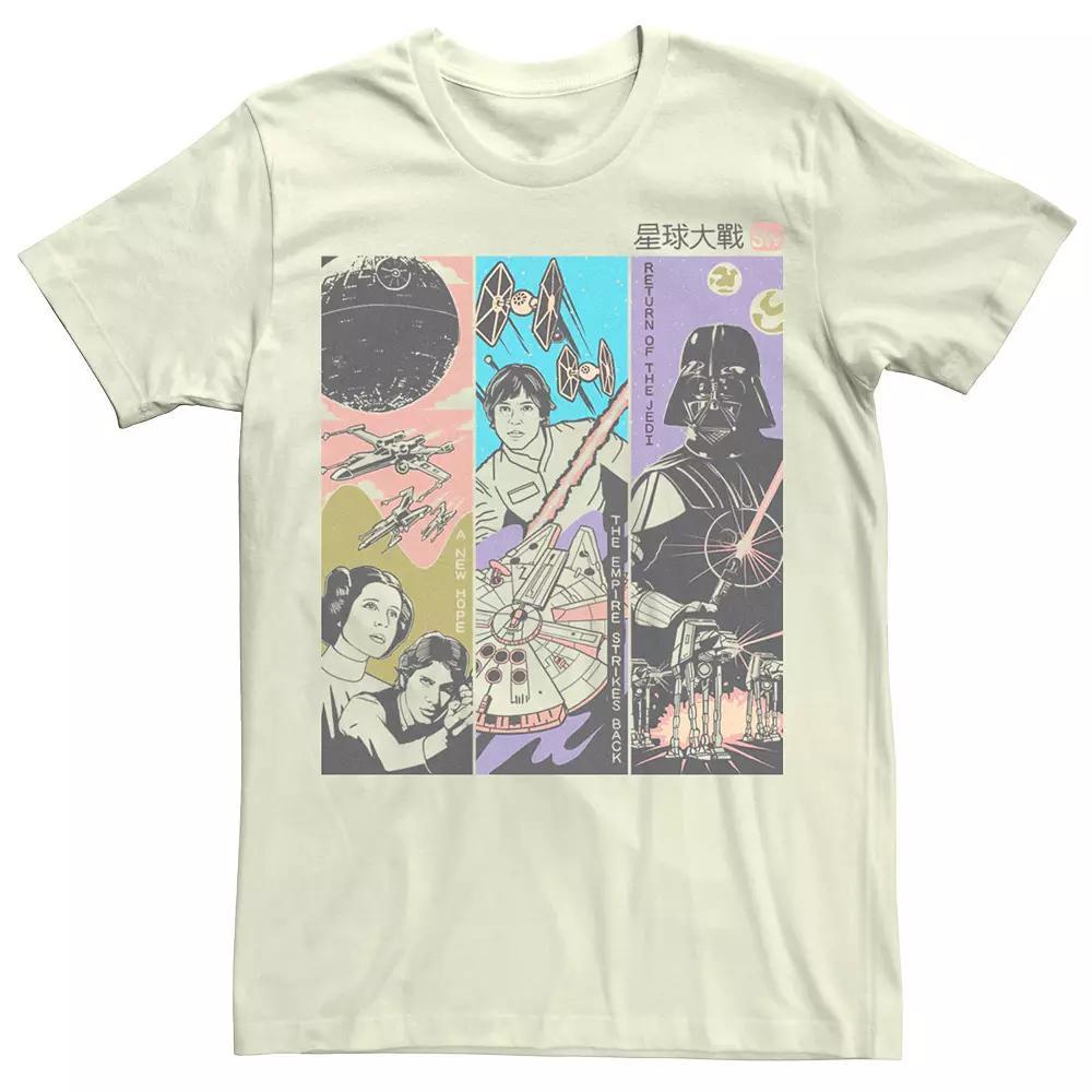 Men's Star Wars Triptych Graphic Tee, Size: Medium, White Product Image