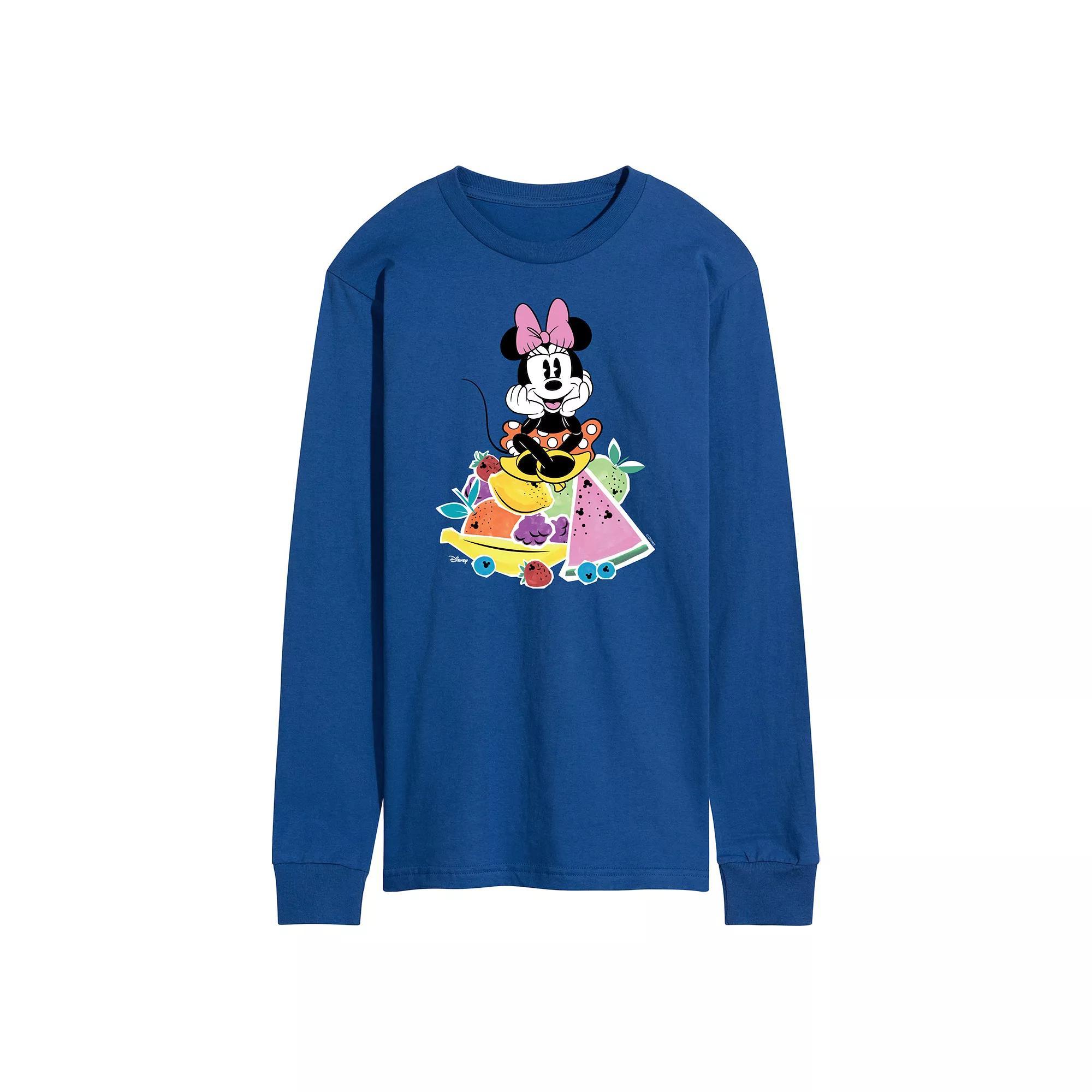 Disneys Minnie On Fruit Mens Graphic Tee Product Image