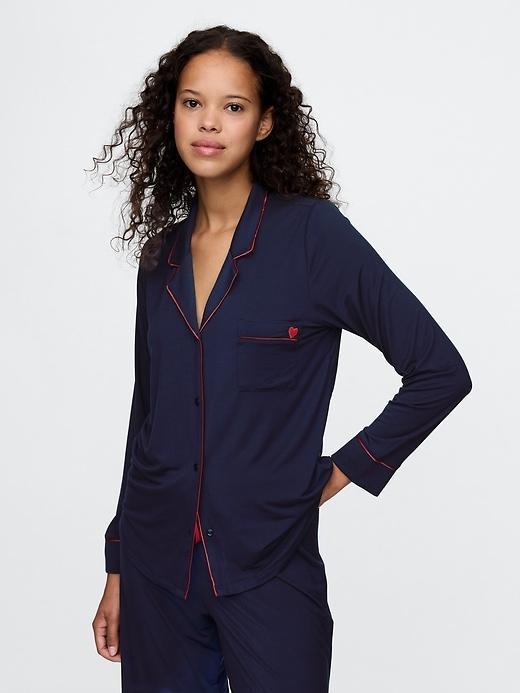 Modal Pajama Shirt Product Image