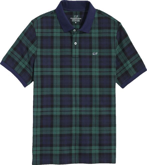 Blackwatch Plaid Heritage Pique Polo Product Image