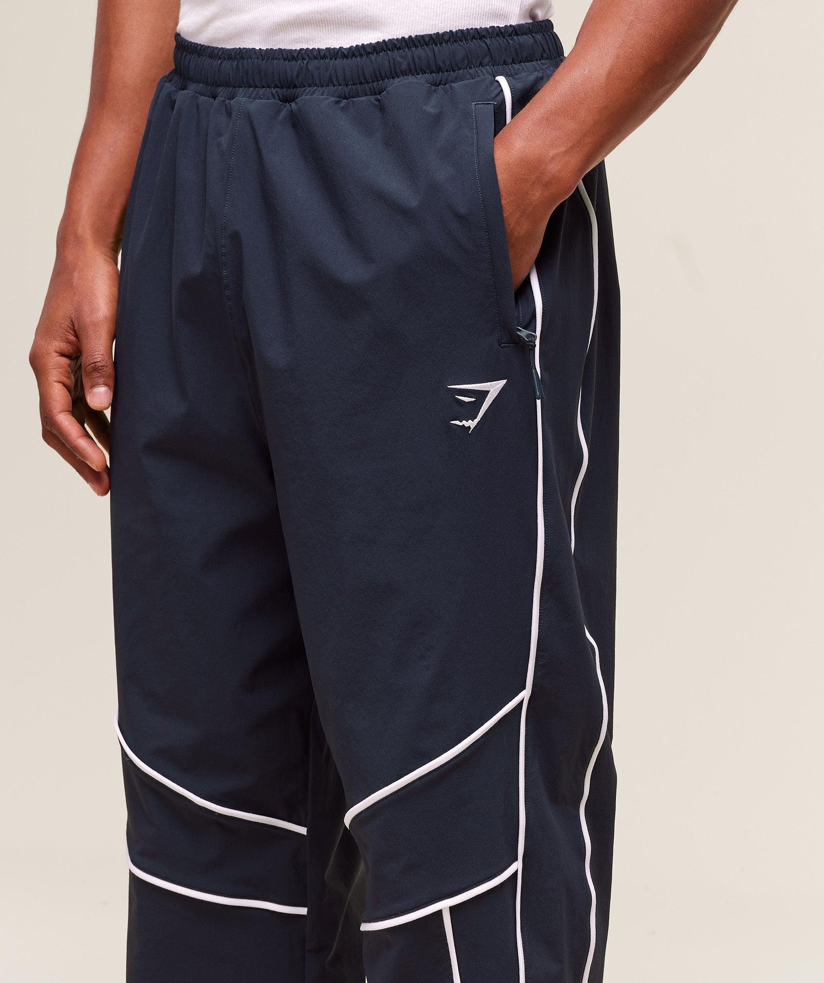 Retro Crinkle Track Pants Product Image