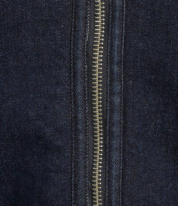 GB Sherpa Contrast Denim Sherpa Moto Jacket Product Image