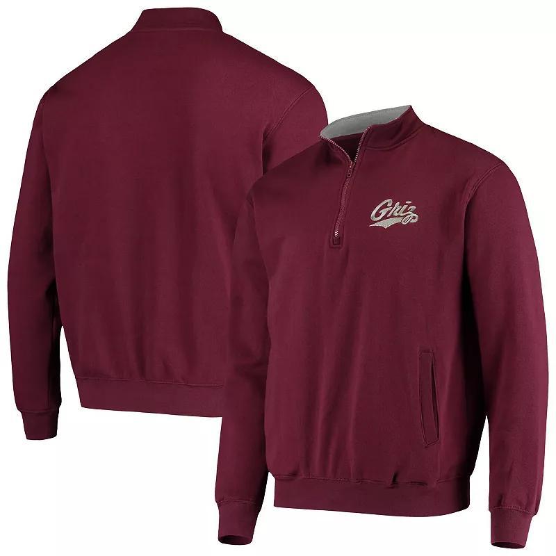 Men's Colosseum Maroon Montana Grizzlies Tortugas Logo Quarter-Zip Jacket, Size: Small, Mon Red Product Image