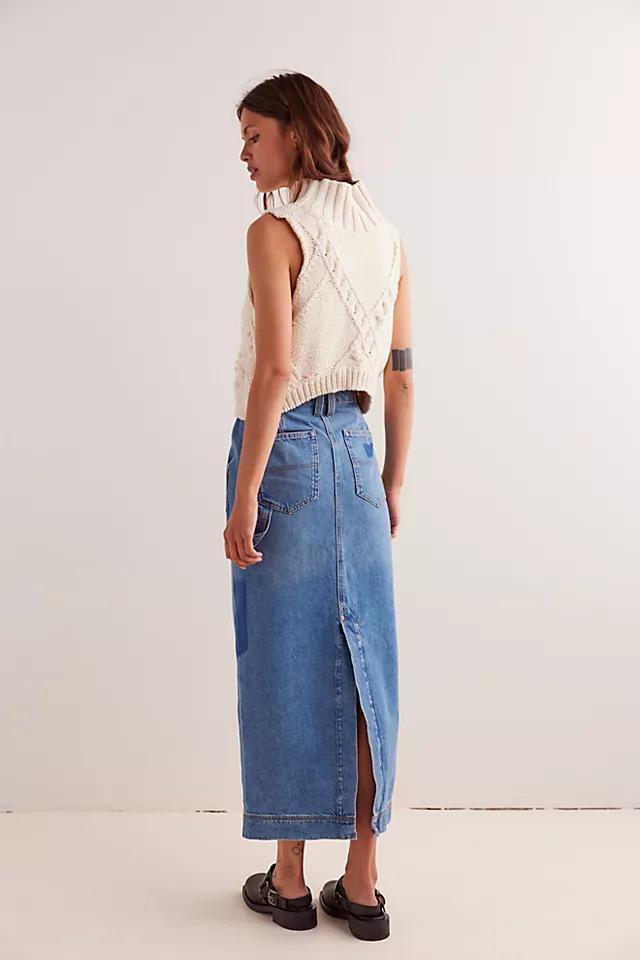 We The Free Francisco Denim Maxi Skirt Product Image