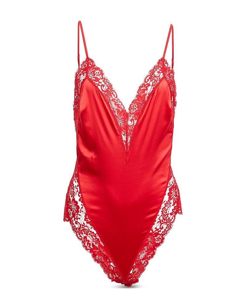 Fleur du Mal Venus Lace Trim Teddy Product Image