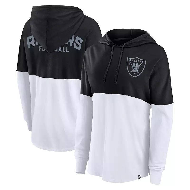 Women's Fanatics Scarlet/White San Francisco 49ers Backup Option Long Sleeve Hoodie T-Shirt, Size: XS, Red Product Image