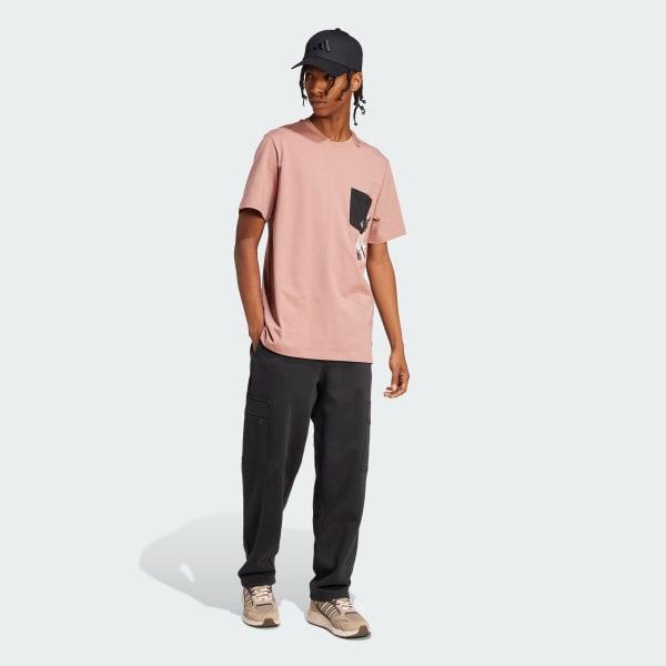 adidas ALL SZN Fleece Graphic Loose Cargo Pants Off White 2XL Mens Product Image