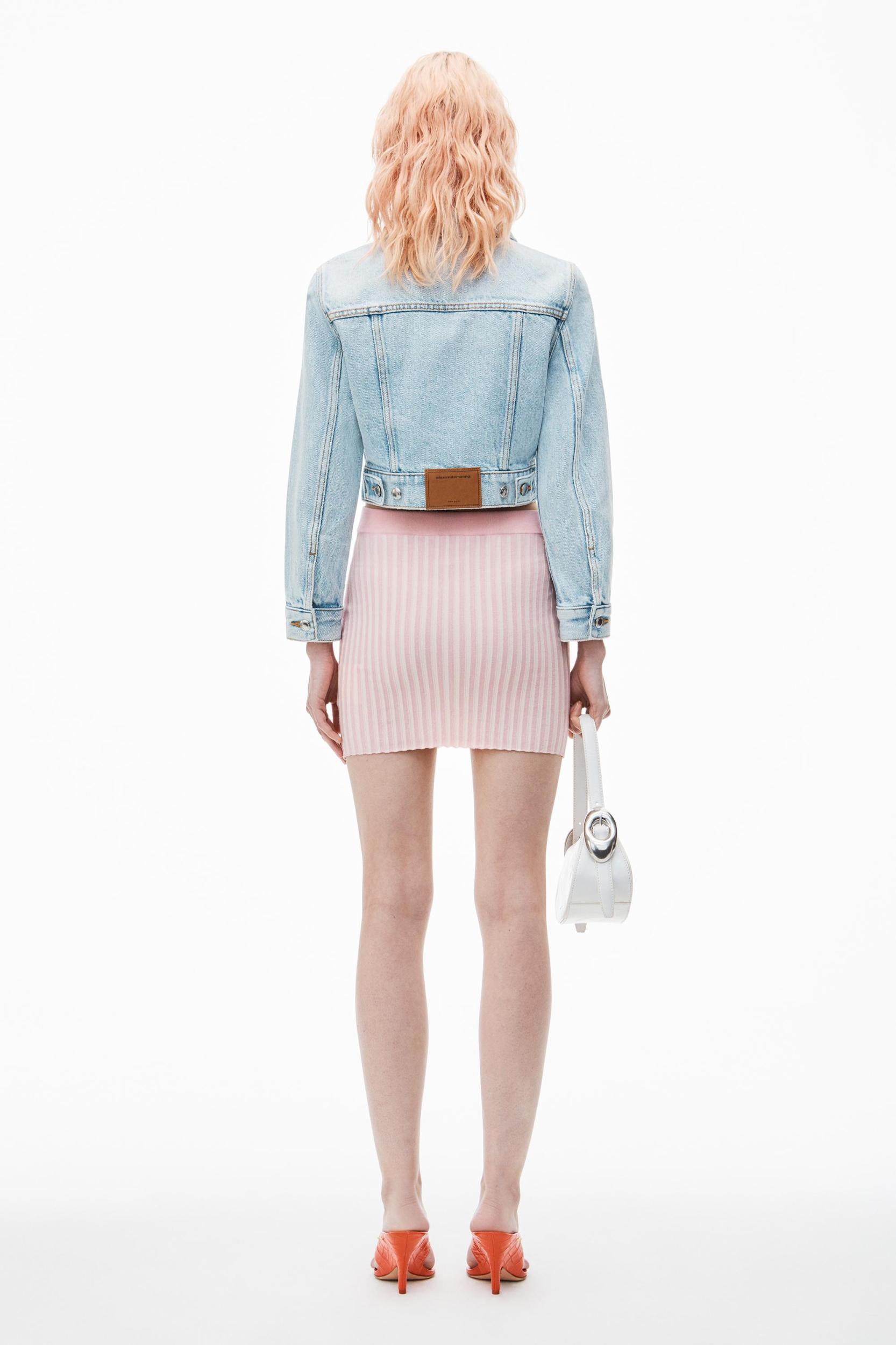 Mini Skirt In Rib-knit Product Image