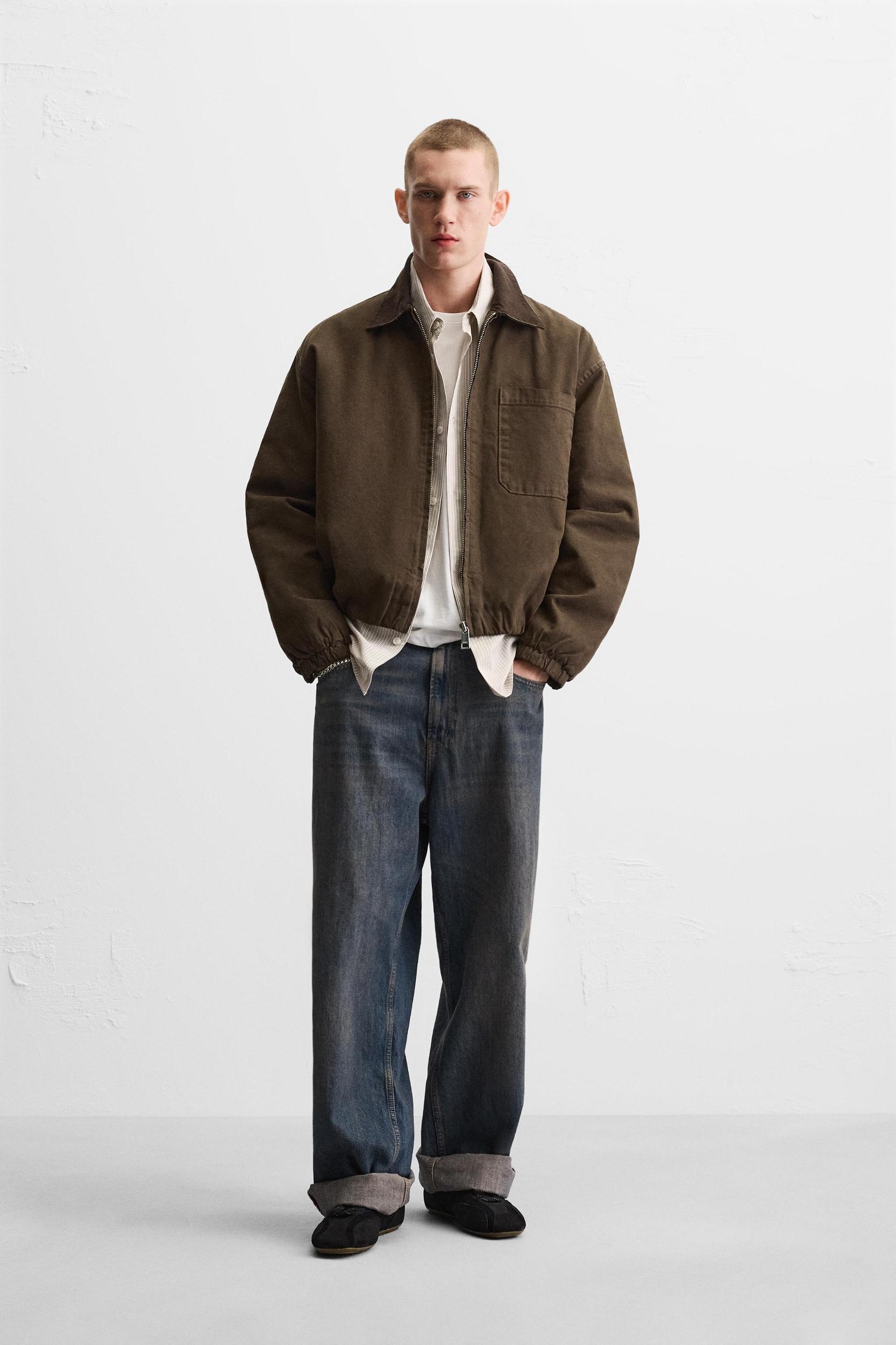MIXED COLLAR JACKET Product Image