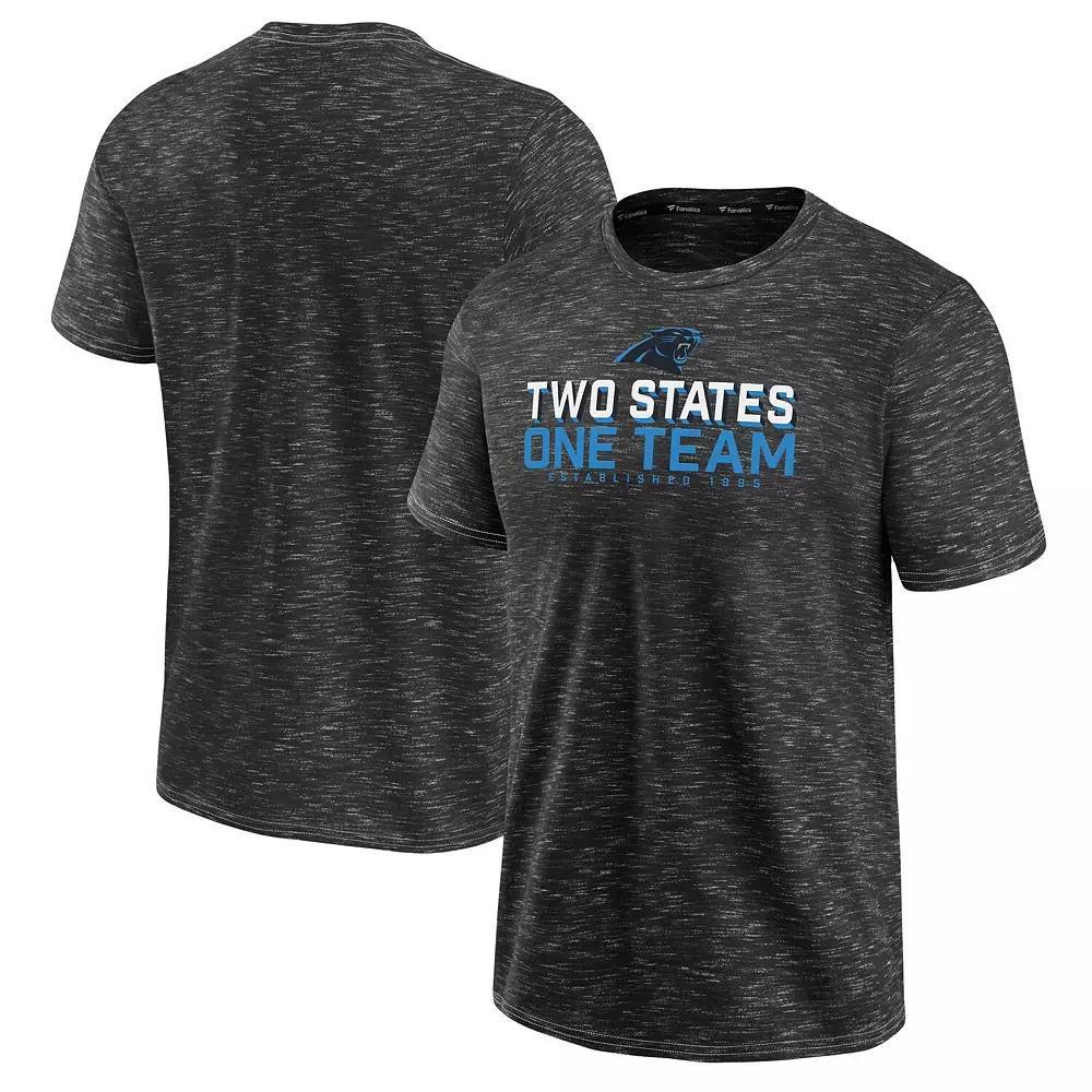 Men's Fanatics Branded Charcoal Carolina Panthers Component T-Shirt, Size: Medium Product Image