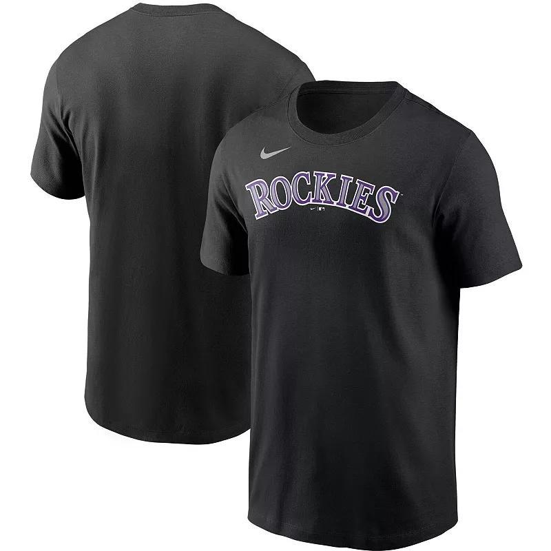 Men's Nike Green Oakland Athletics Team Wordmark T-Shirt, Size: Small Product Image